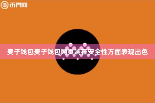 麦子钱包麦子钱包网页端在安全性方面表现出色