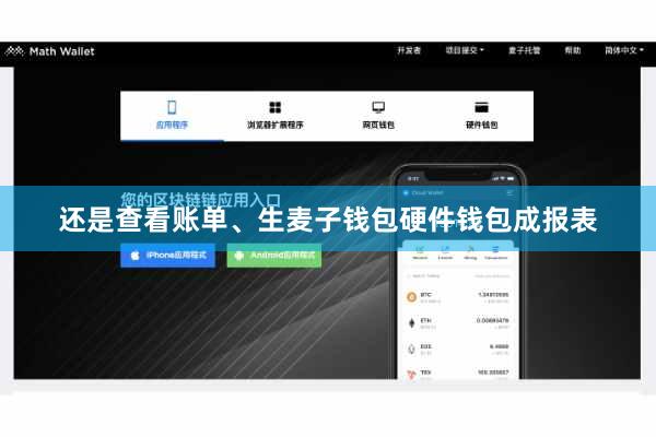 还是查看账单、生麦子钱包硬件钱包成报表