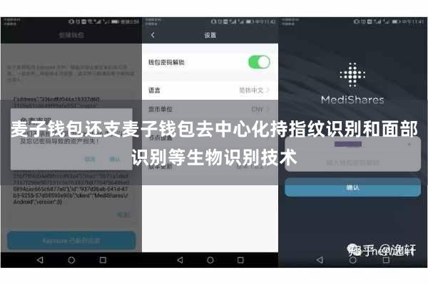 麦子钱包还支麦子钱包去中心化持指纹识别和面部识别等生物识别技术